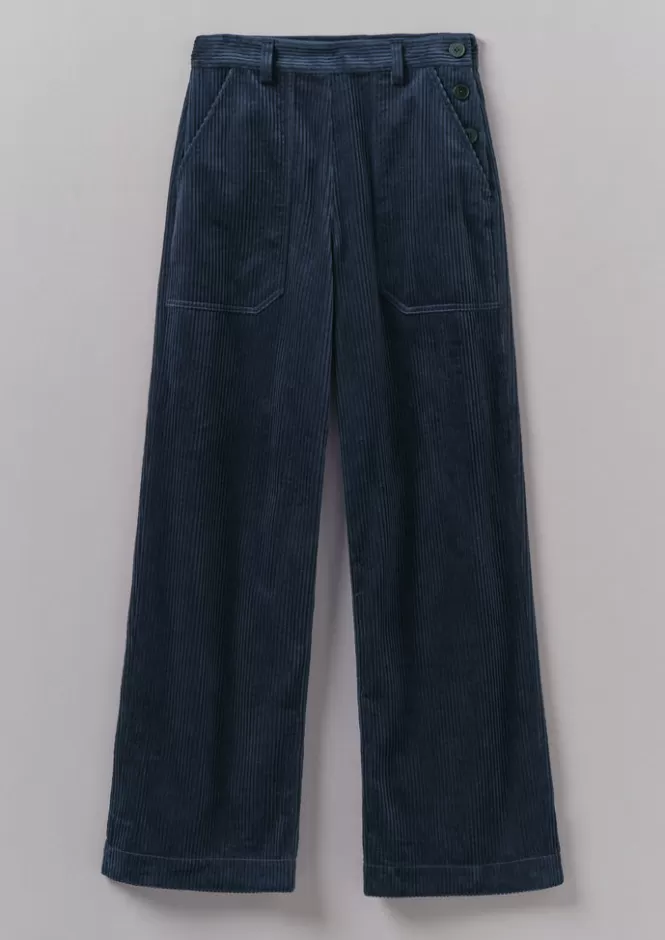 Annie - Pantaloni Donna in Tessuto Corduroy Organico, Confezione Completa per Lavoro | Tessuto Resistente e Confortevole