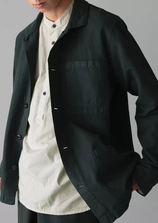 Offerta Imperdibile: Giacca Arlo Workwear in Tessuto Herringbone Tinto a Pigmento - Giacche e Cappotti Stile Durabile