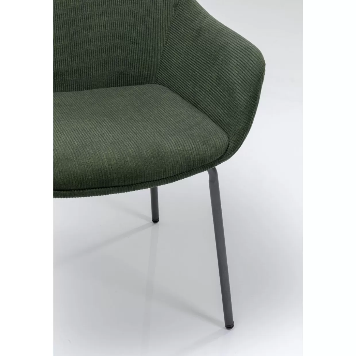 Poltrona Avignon Design Moderno con Braccioli - Verde Naturale | Collezione KARE