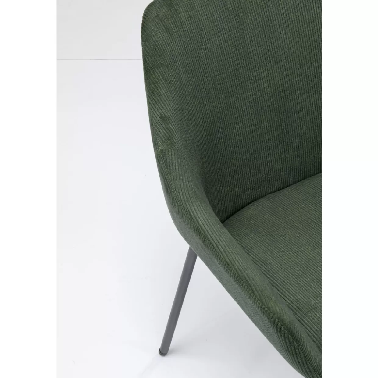 Poltrona Avignon Design Moderno con Braccioli - Verde Naturale | Collezione KARE