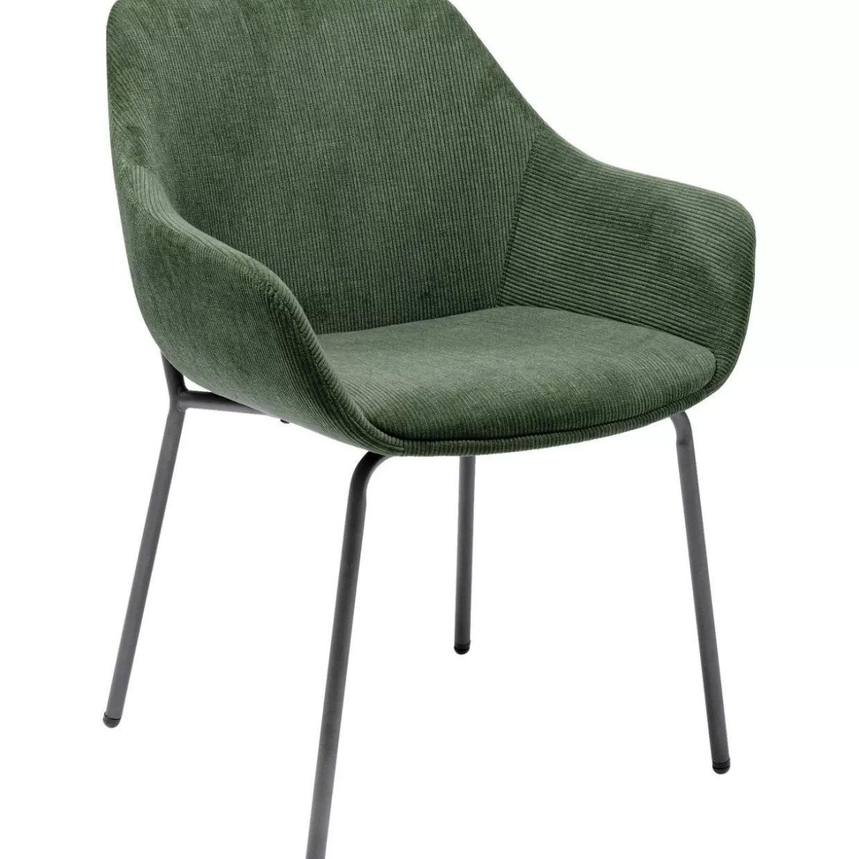 Poltrona Avignon Design Moderno con Braccioli - Verde Naturale | Collezione KARE