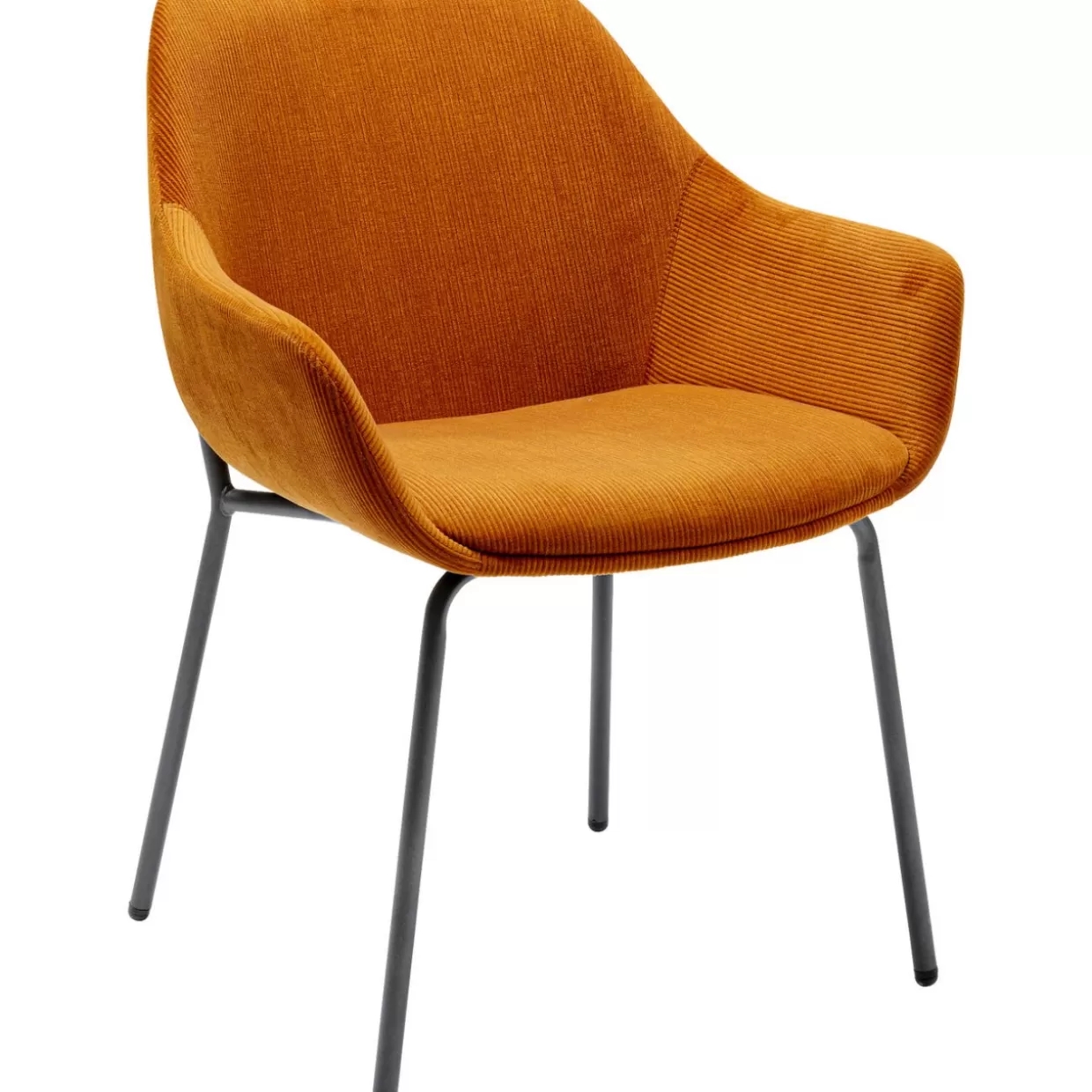 Poltrona Avignon con braccioli - Design contemporaneo in arancione vivace by KARE 

Sedie moderne con dettagli ergonomici | Poltrona Avignon arancione - Design accattivante KARE 

Poltrona con braccioli stile Avignon - Rivestimento arancione intenso e design unico firmato KARE