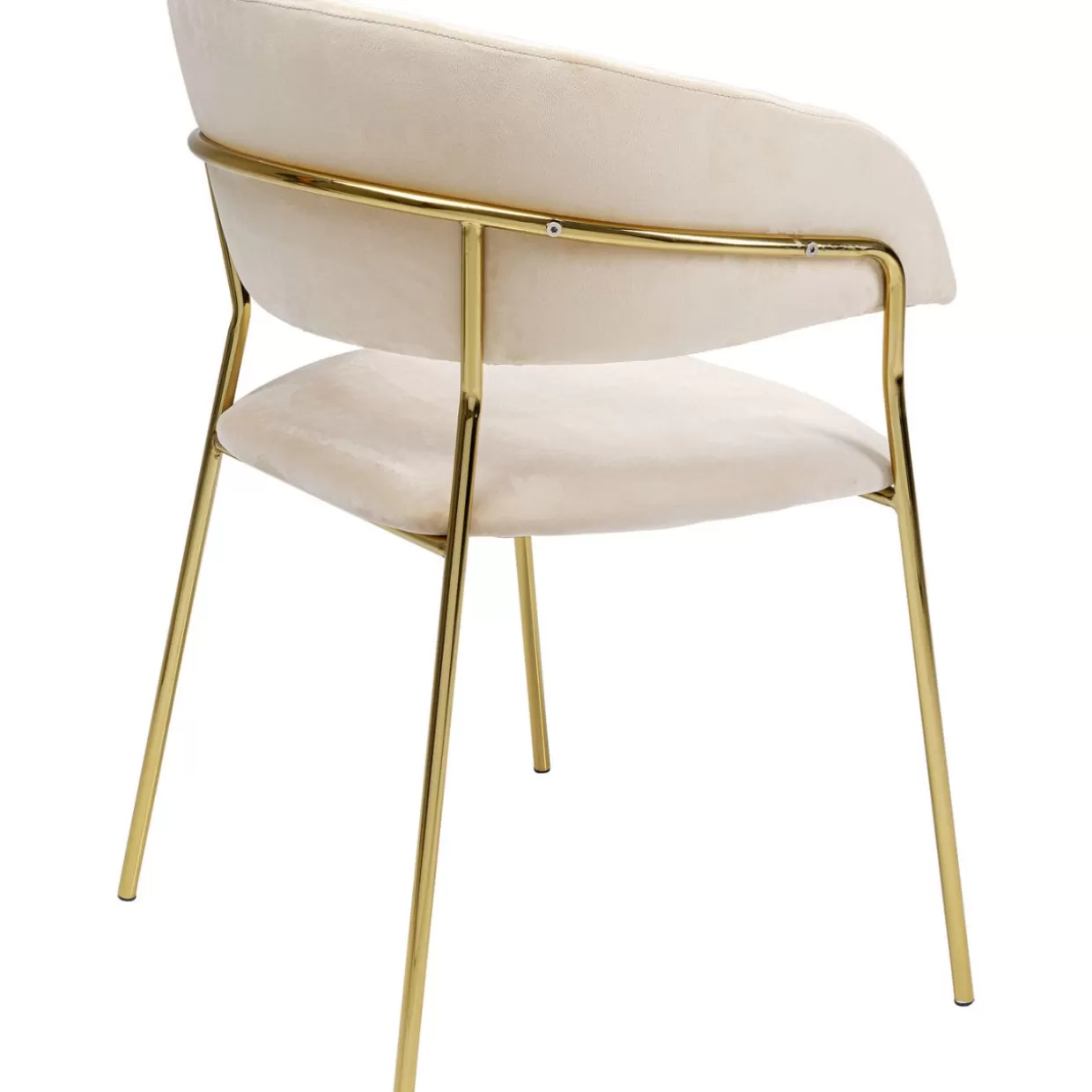 KARE Design - Coppia di Poltroncine Belle con Braccioli in Tonalità Crema 

(，
