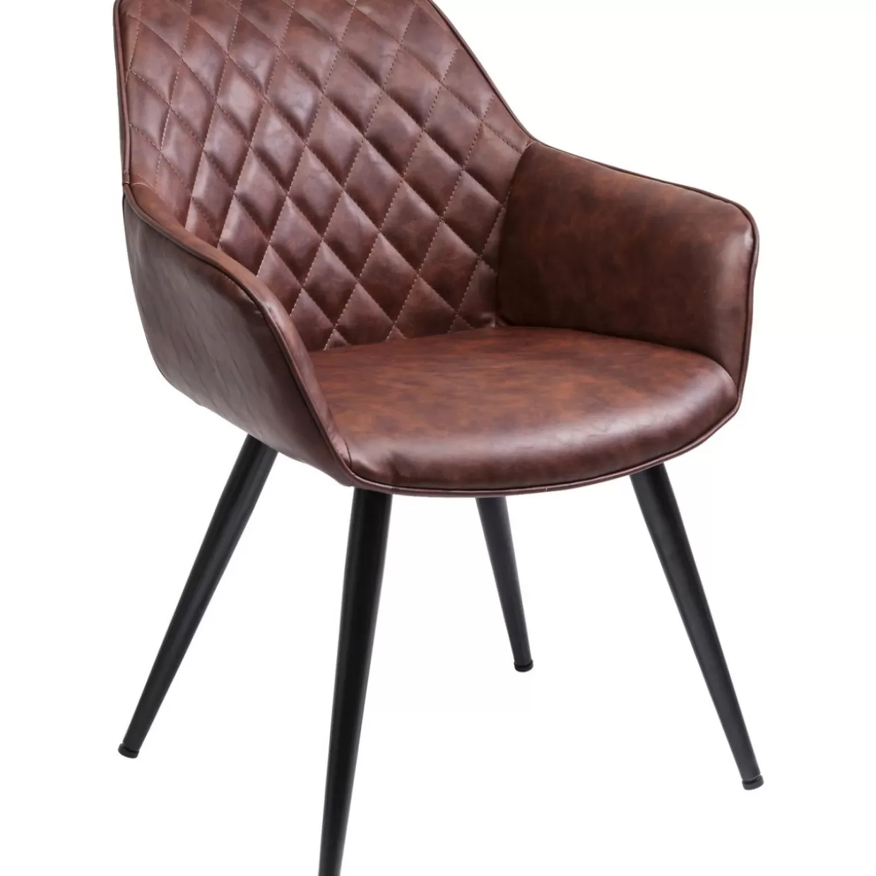 Poltrona Harry Braun di KARE Design - Sedie con braccioli dall'estetica raffinata, perfetta per arredamento moderno e spazi residenziali. Modello ergonomico con dettagli artigianali per massimo comfort.
