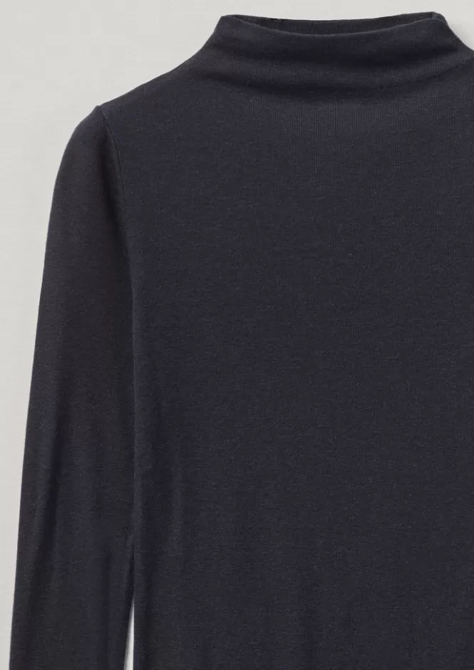 Promozione Aster Maglia Collo Alto Donna - Tessuto Morbido Lyocell e Lana | T-Shirt e Top Casual