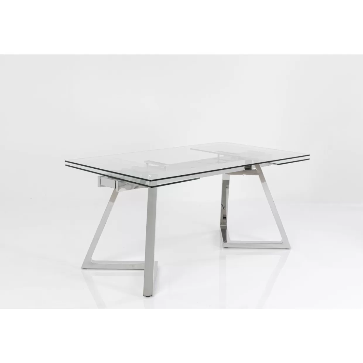 KARE Design Tavoli | Tavolo estraibile Meila 160 cm (lato estensibile 40+40) x 90 - Elegante soluzione spaziosa con pratico design contemporaneo