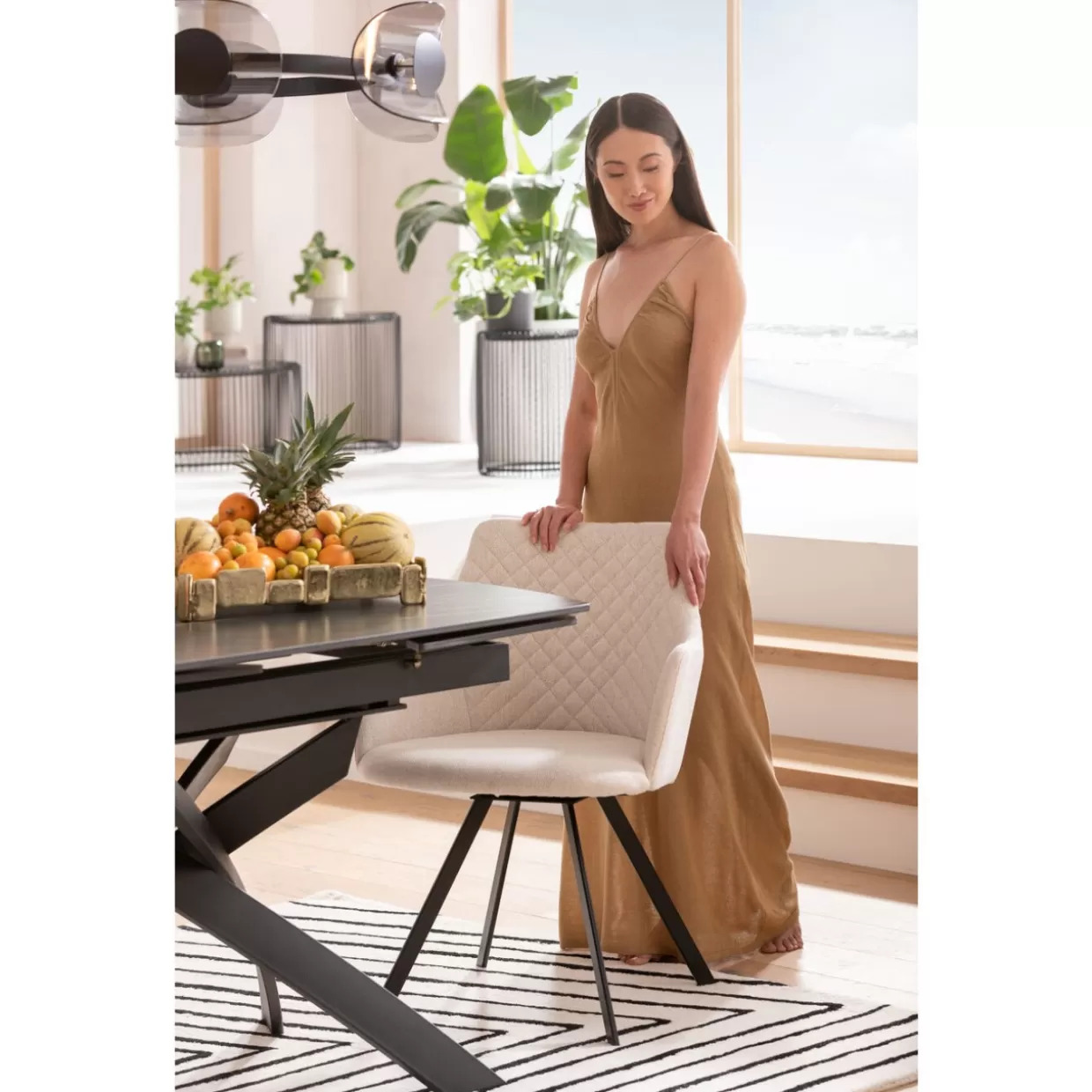 KARE Design Tavolo Estensibile Twist - Nero Elegante, Dimensioni 120 cm (espandibile a 180) x 90 cm, Soluzione Pratica per Spazi Dinamici