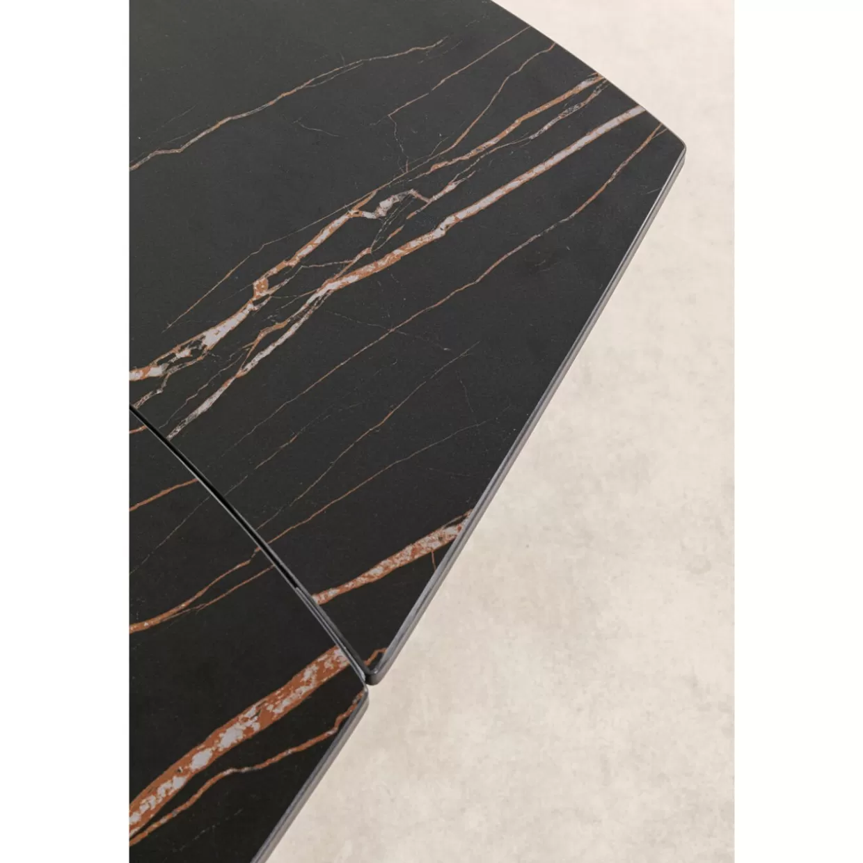 KARE Design Tavolo Estensibile Twist - Nero Elegante, Dimensioni 120 cm (espandibile a 180) x 90 cm, Soluzione Pratica per Spazi Dinamici