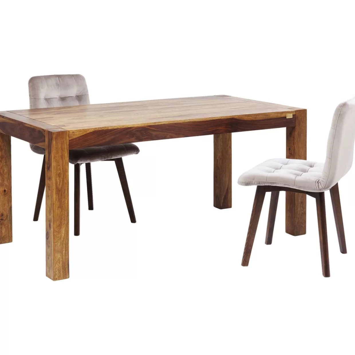 Tavolo Authentico KARE Design | Struttura industriale in legno massello 200x100 cm, soluzione versatile per arredamento moderno - ideale per soggiorno o ufficio
