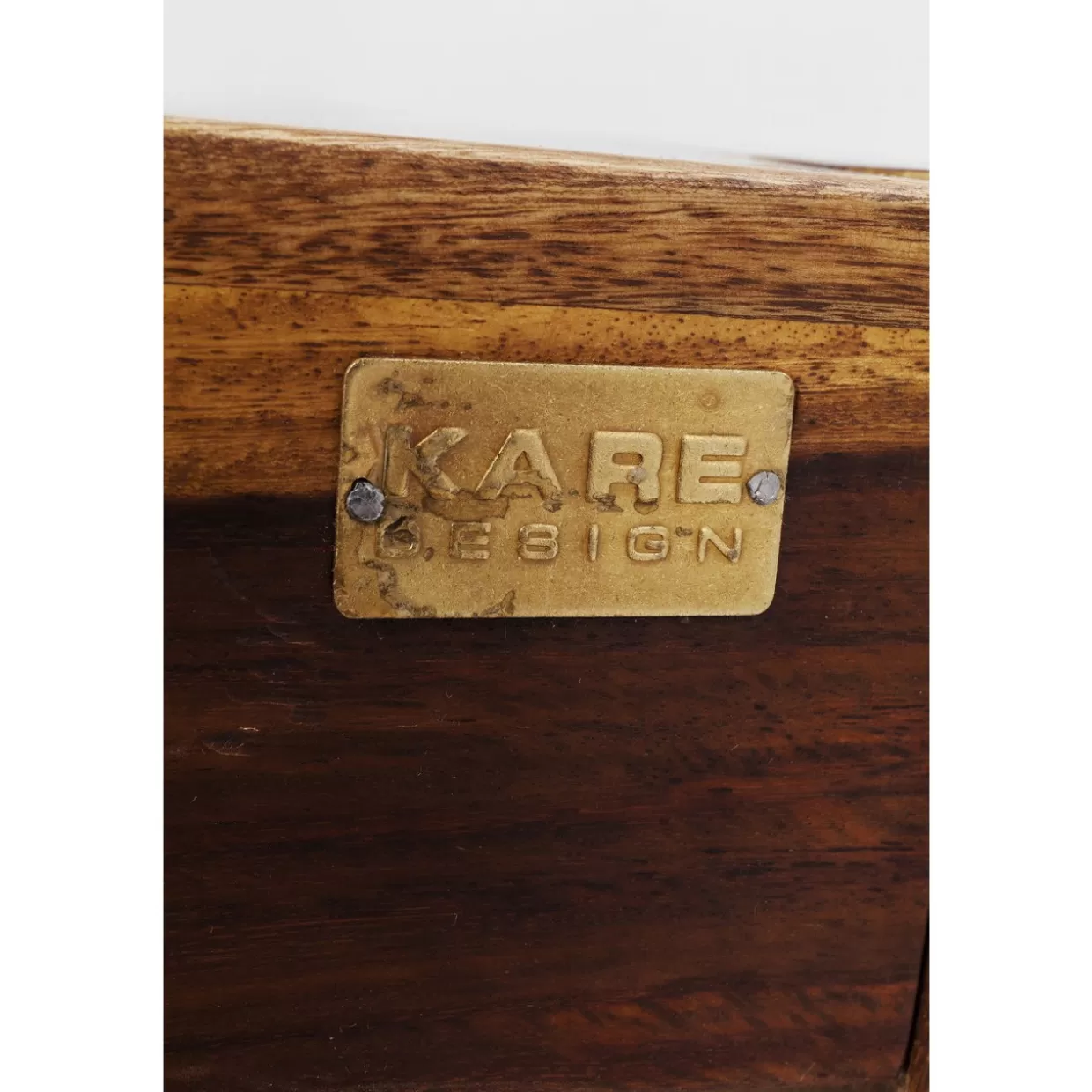 Tavolo Authentico KARE Design | Struttura industriale in legno massello 200x100 cm, soluzione versatile per arredamento moderno - ideale per soggiorno o ufficio