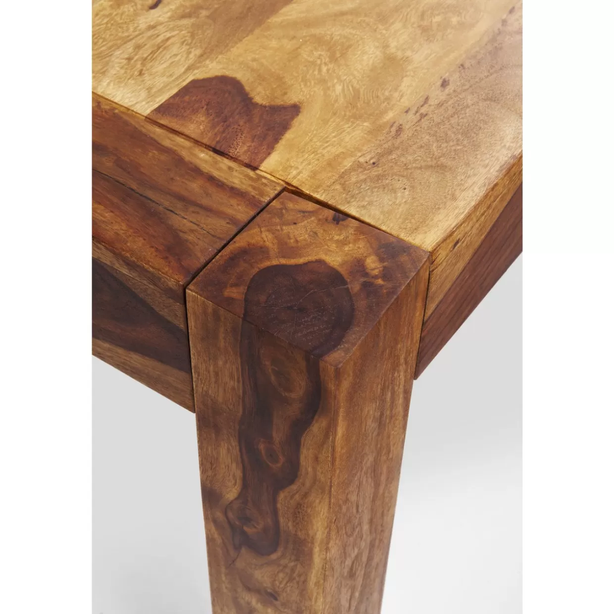 Tavolo Authentico KARE Design | Struttura industriale in legno massello 200x100 cm, soluzione versatile per arredamento moderno - ideale per soggiorno o ufficio