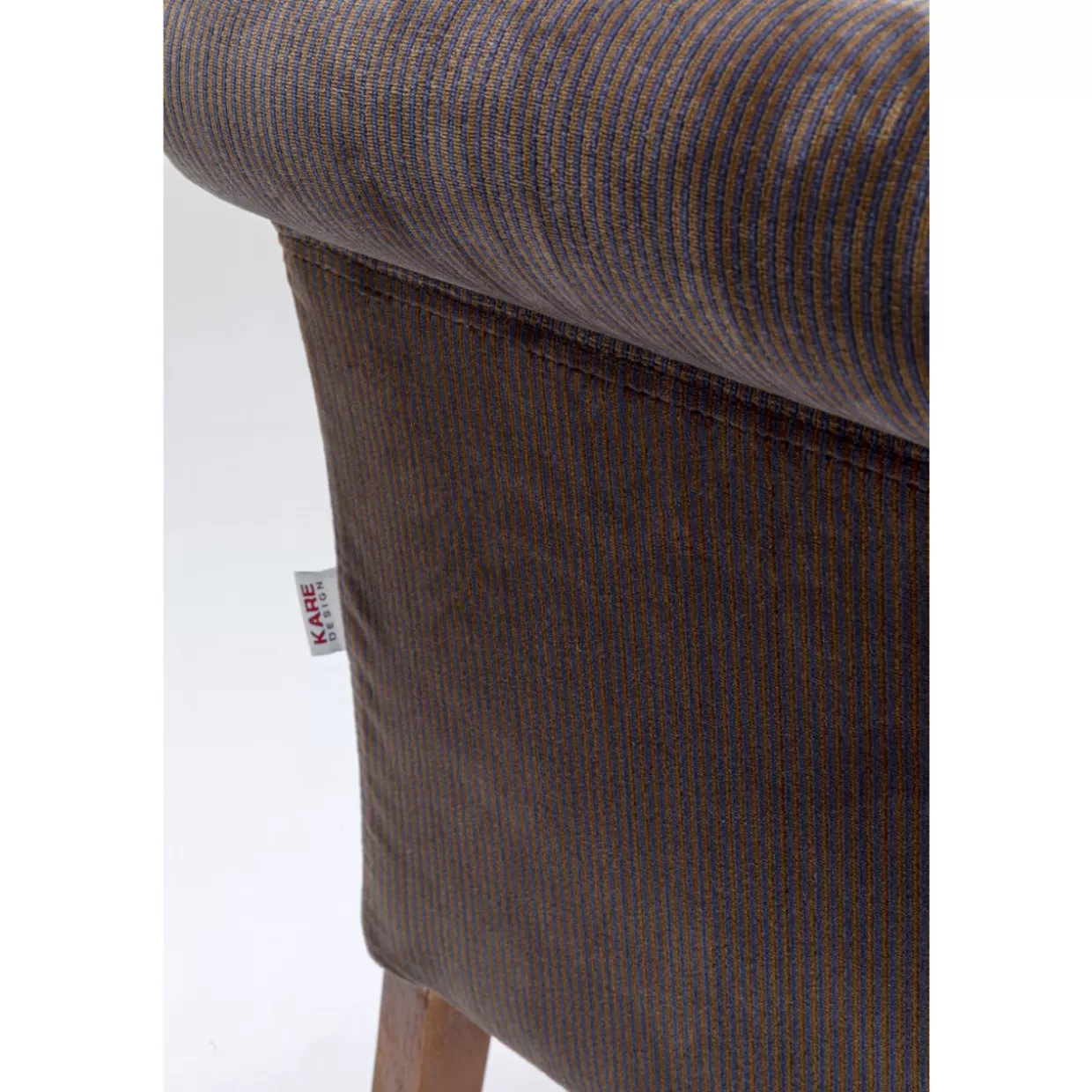 KARE Design - Panche Moderne con Rivestimento in Velluto Motley, Colore Marrone Borgogna per Soggiorno Accogliente