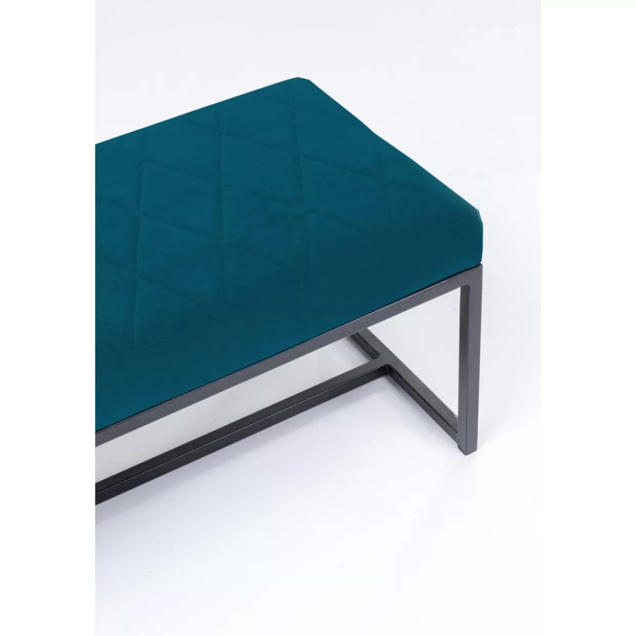 Panche Moderne KARE Design - Linea Smart in Nero Petrolio, Misure 150x40 cm per Interni ed Esterni