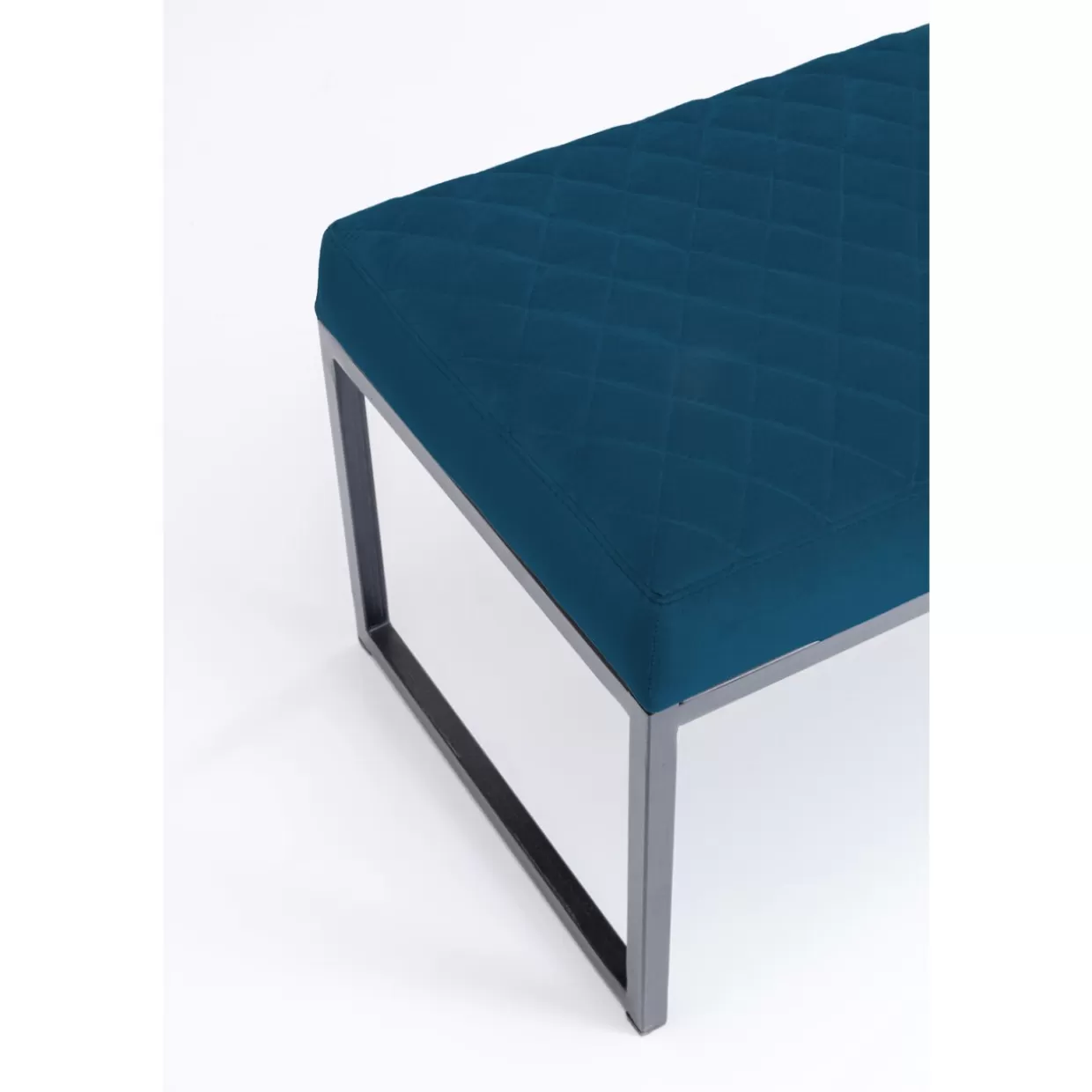 KARE Design Panche Moderne Smart Petrol - Elegante Seduta in Nero, 90 cm per Interni ed Esterni