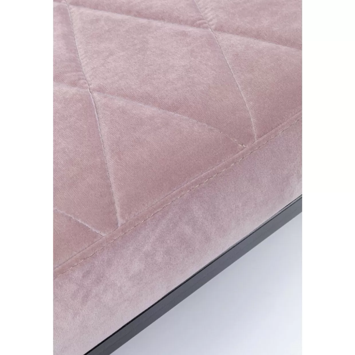 KARE Design Panche Moderne Smart - Struttura Bicolore in Rosa e Nero, Misure 150x40 cm per Interni