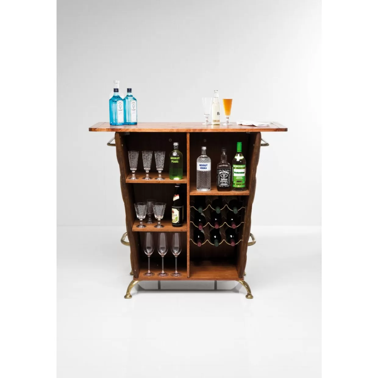 KARE Complemento d'Arredo Bar Signora - Tavolo Stile Rock Retrò con Design Iconico

：1. ，；2. ；3. 