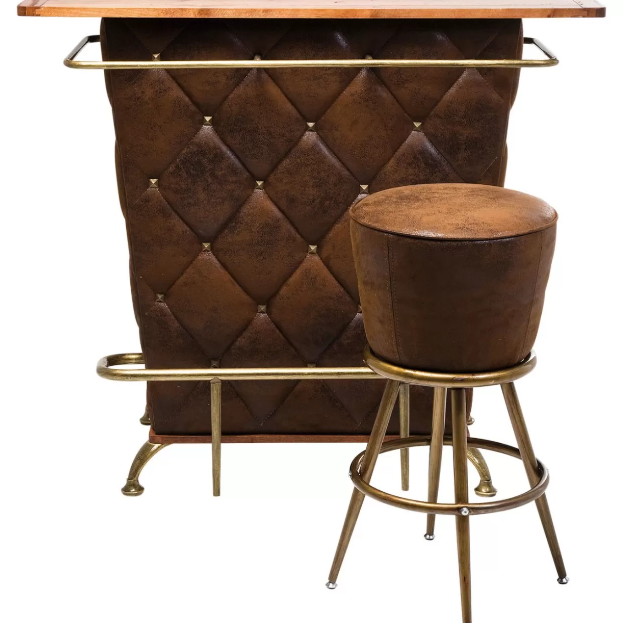 KARE Complemento d'Arredo Bar Signora - Tavolo Stile Rock Retrò con Design Iconico

：1. ，；2. ；3. 