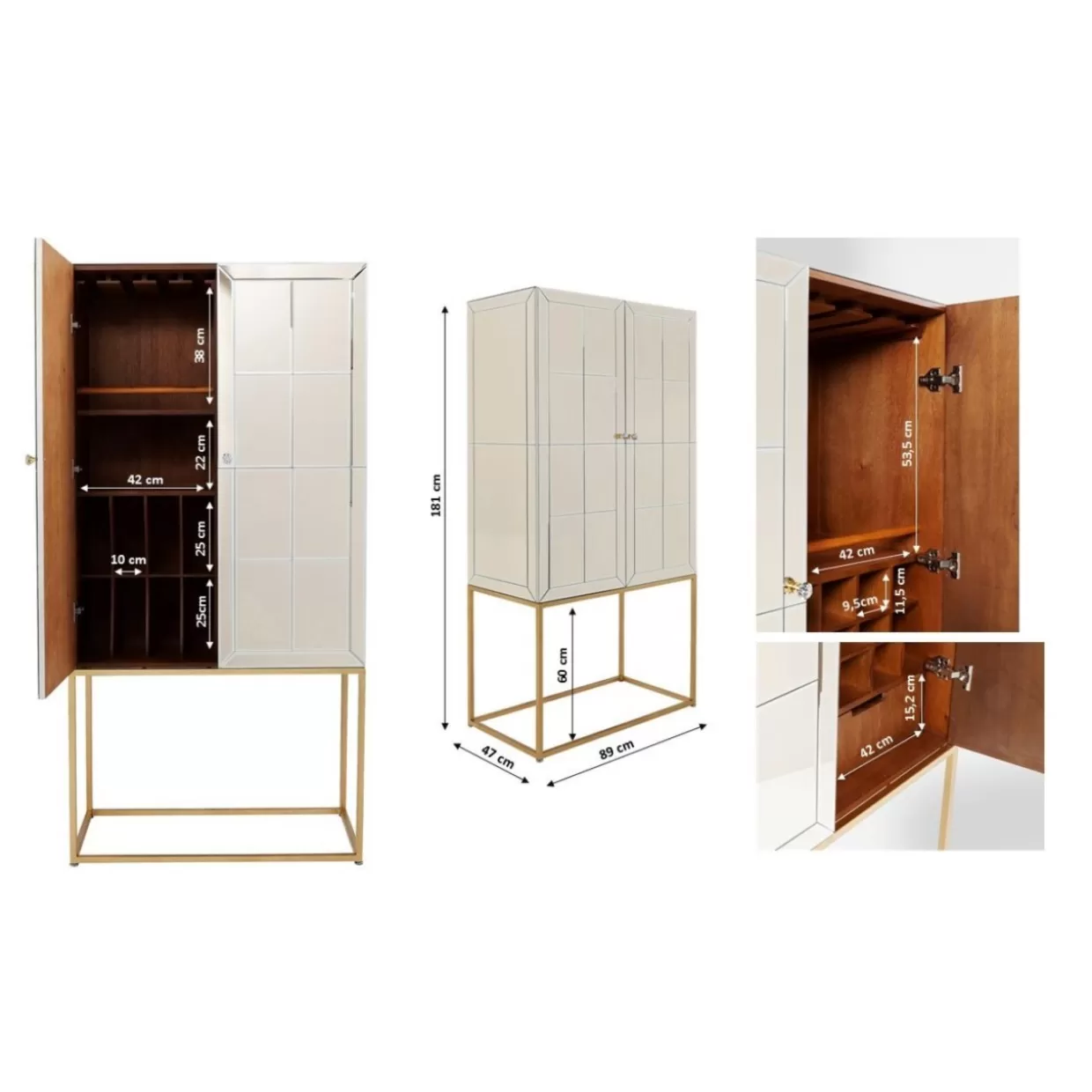 KARE Design - Credenza Bar Moderna con Stile Esclusivo per Arredamenti di Classe