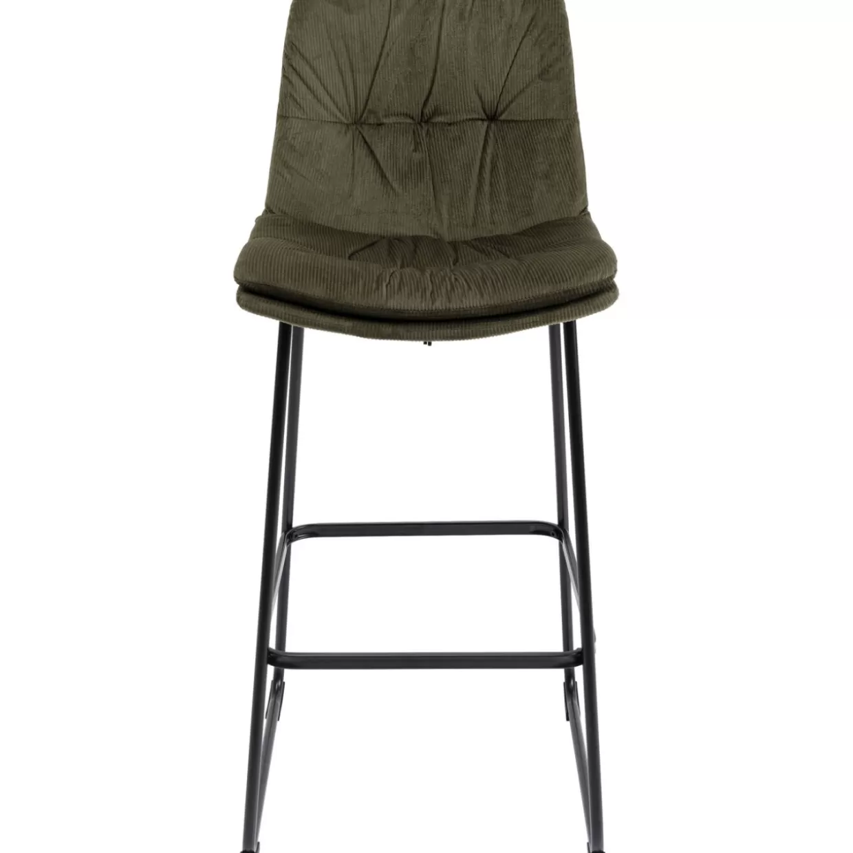 Panche Moderne KARE Design con Sgabello Daria in Verde - Altezza 75 cm per Arredamento Contemporaneo