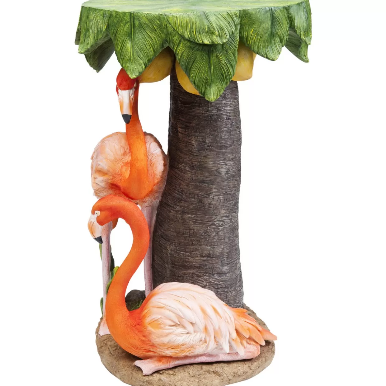 KARE Design - Tavolino Decorativo Animal Flamingo Road, Diametro 36 cm