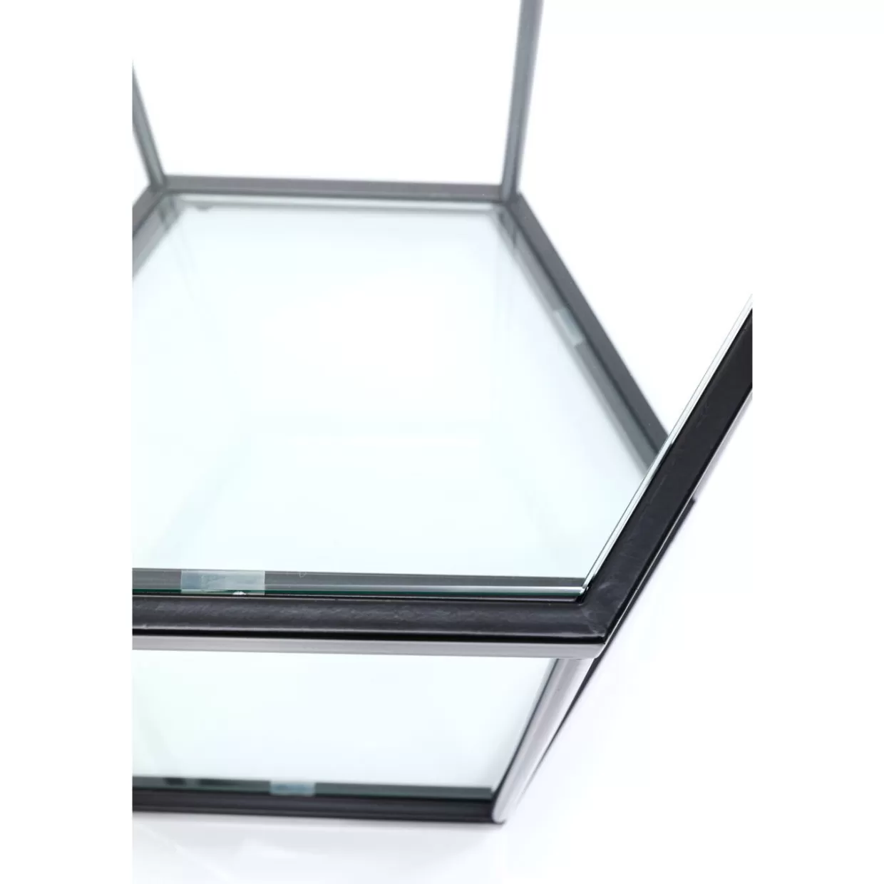Tavolino Comb Nero 55 cm Design Moderno per Soggiorno, KARE Collezione 2024