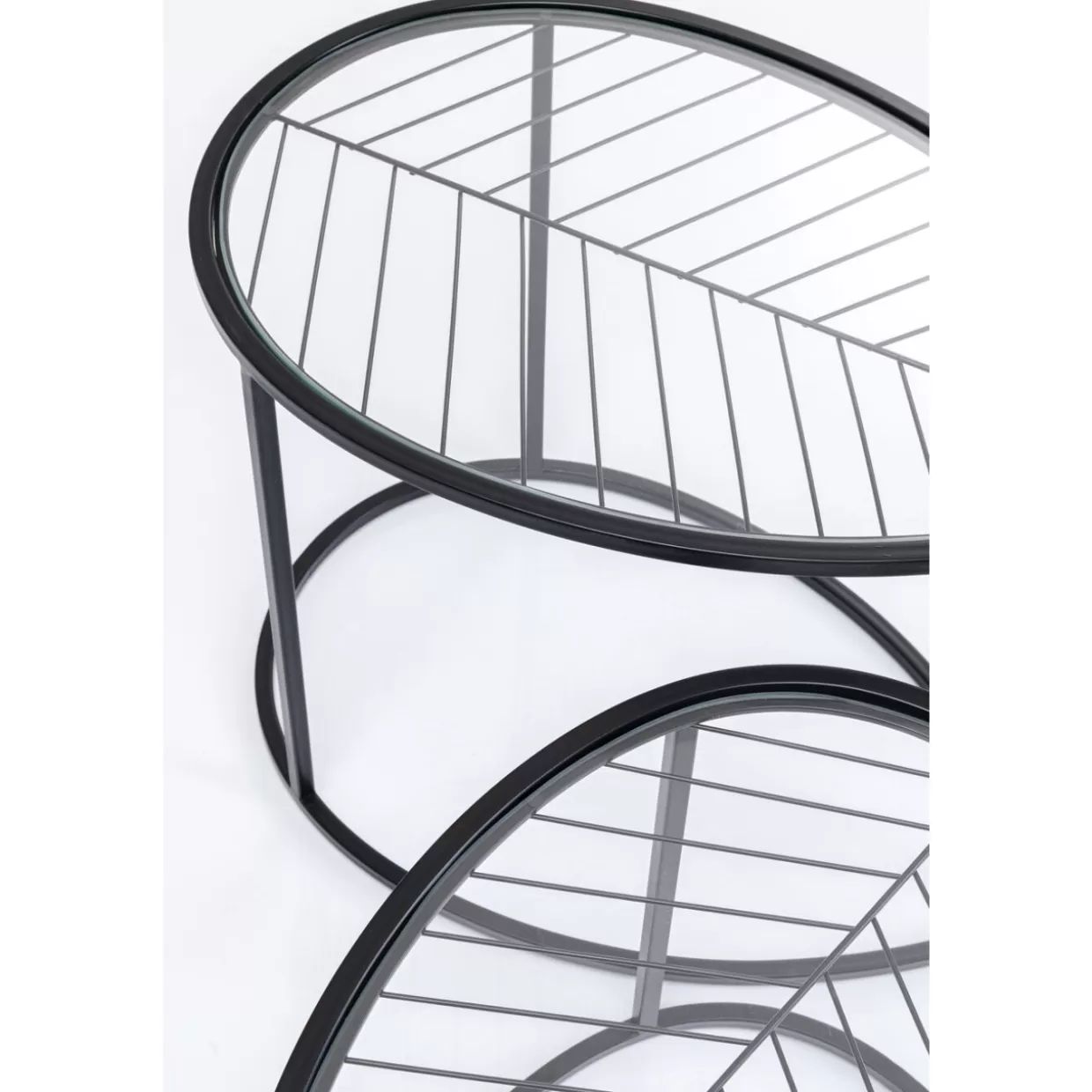 KARE Design - Tavolini Linnea, Accoppiata Elegante per Interni (Set da 2 Pezzi)