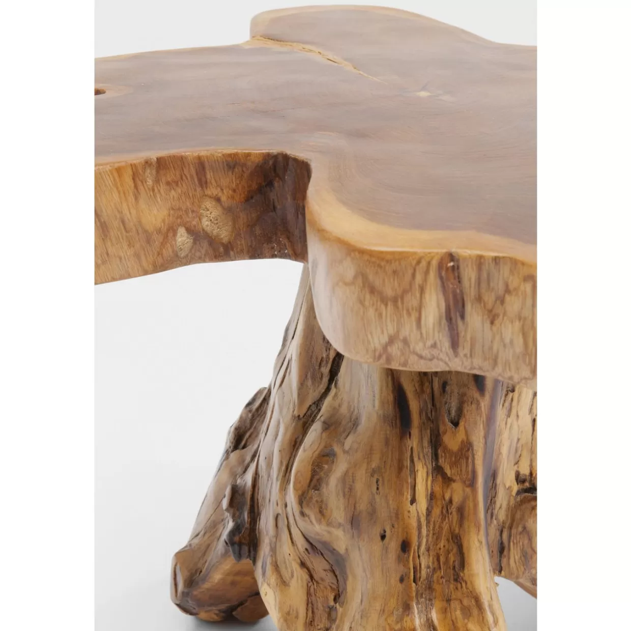 Tavolino Contemporaneo Albero Massiccio - Finitura Naturale per Ambienti Chic by KARE Design