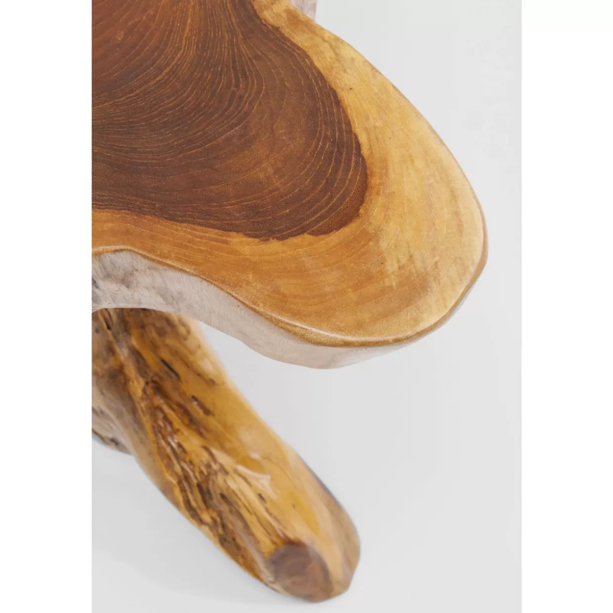 Tavolino Contemporaneo Albero Massiccio - Finitura Naturale per Ambienti Chic by KARE Design