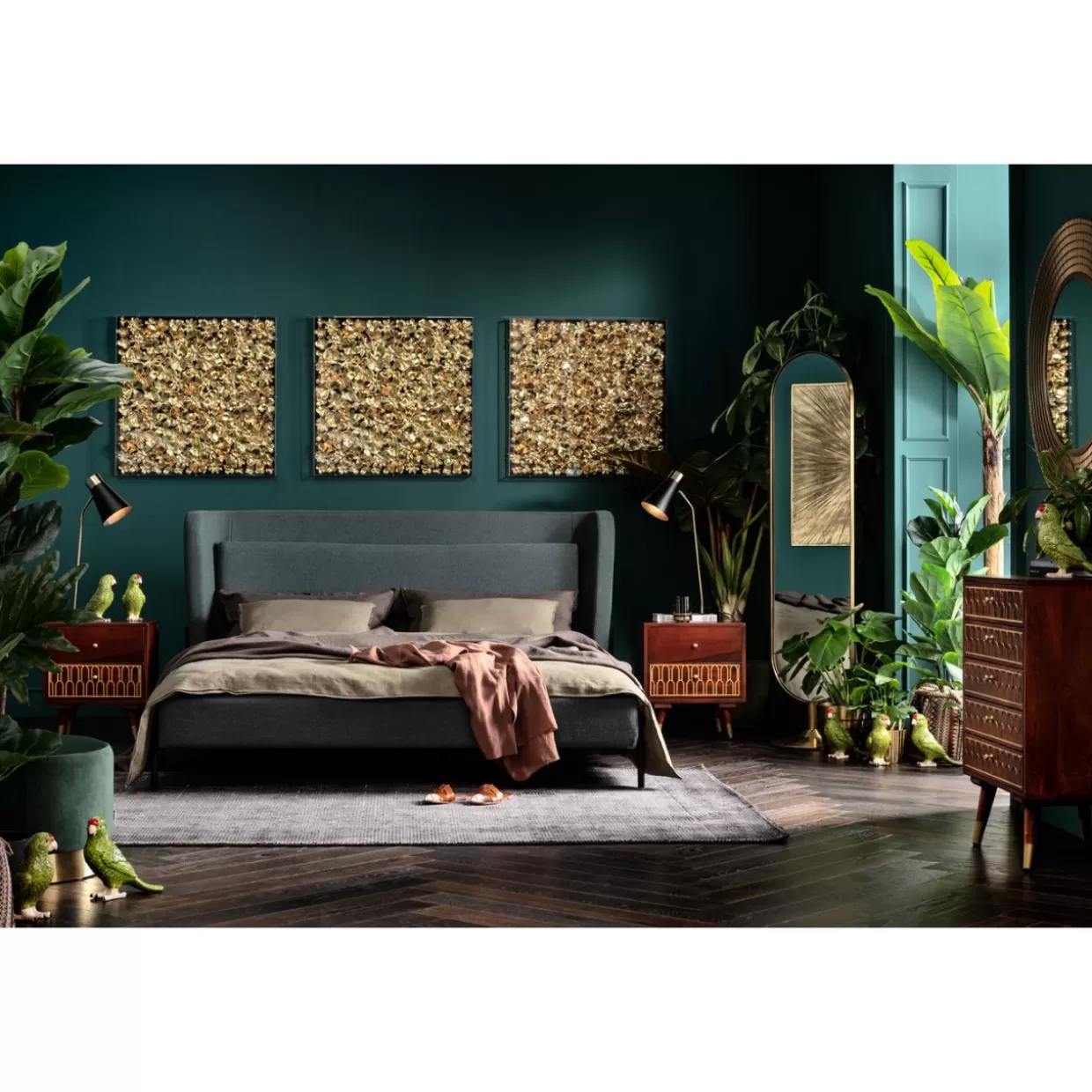 Letto Tivoli Verde di KARE Design - Moderno e Spazioso 160x200 cm 

Naturale evoluzione del modello classico con finiture ecosostenibili