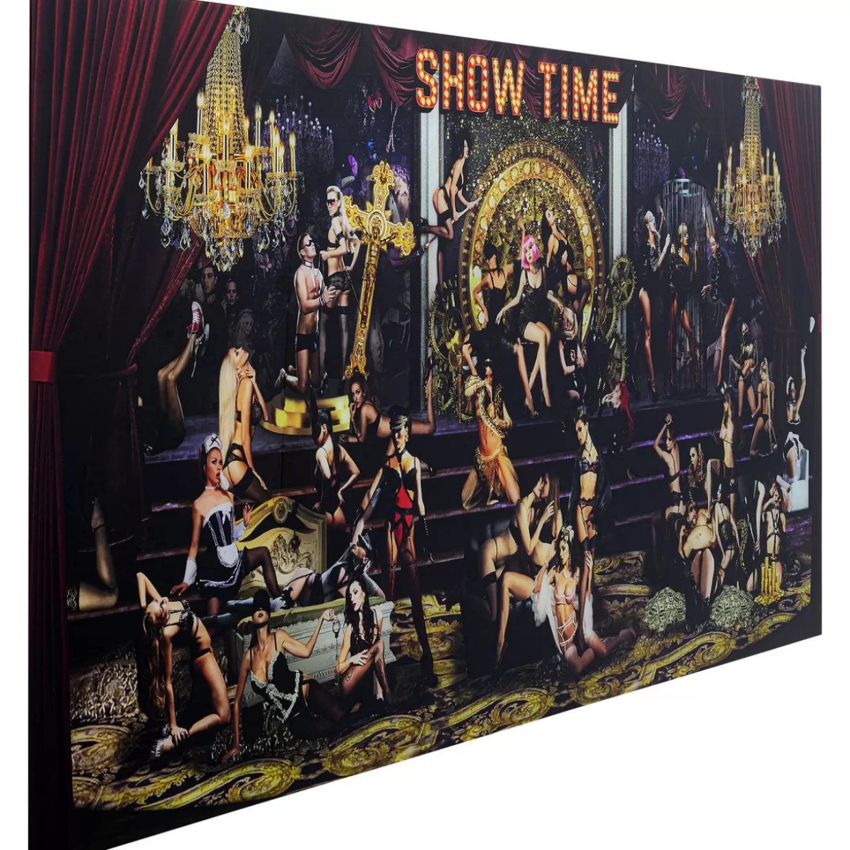 KARE Design Bilder | Bild Glas Showtime 180X90Cm