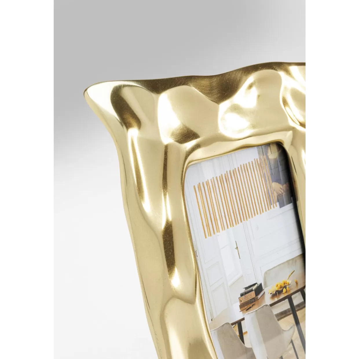 Cornice KARE Design in stile giada e oro 13x18 cm - Portafoto elegante per arredamento e regali unici