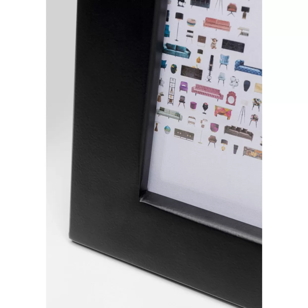 Cornice Moderna con Tigre Relax - Design Esclusivo KARE per Foto 13x18 cm, Ideale Regalo per Arredamento Creativo