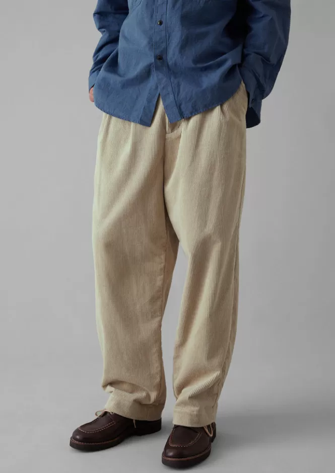 Saldi Finali: Pantaloni in Tessuto Organico con Design a Gamba Larga - Ideali per Look Autunnali Confortevoli e Stile Casual-Chic