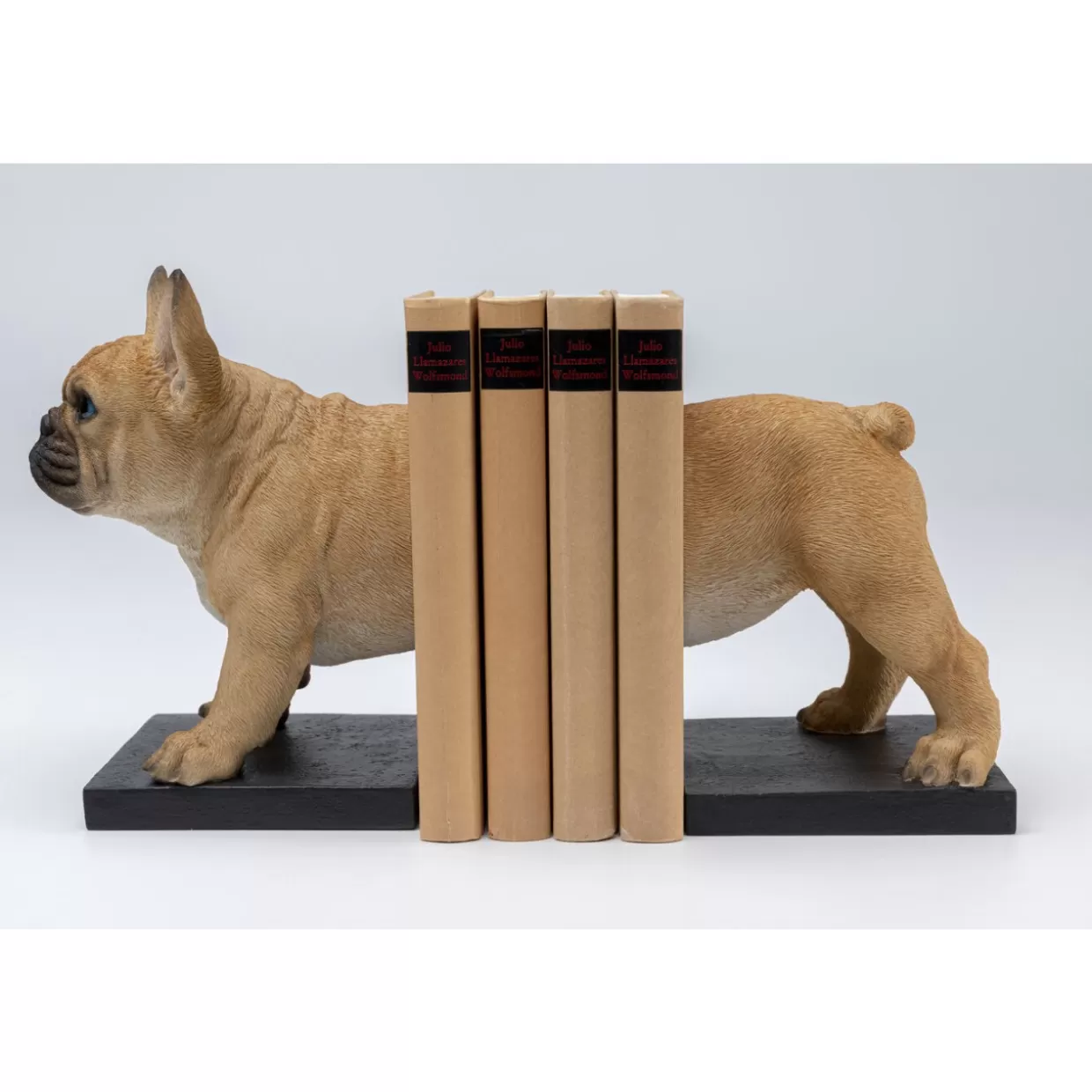 KARE Design - Portalibri Decorativi Stile Francese con Elegante Finitura, Coppia per Libreria 

(：，，