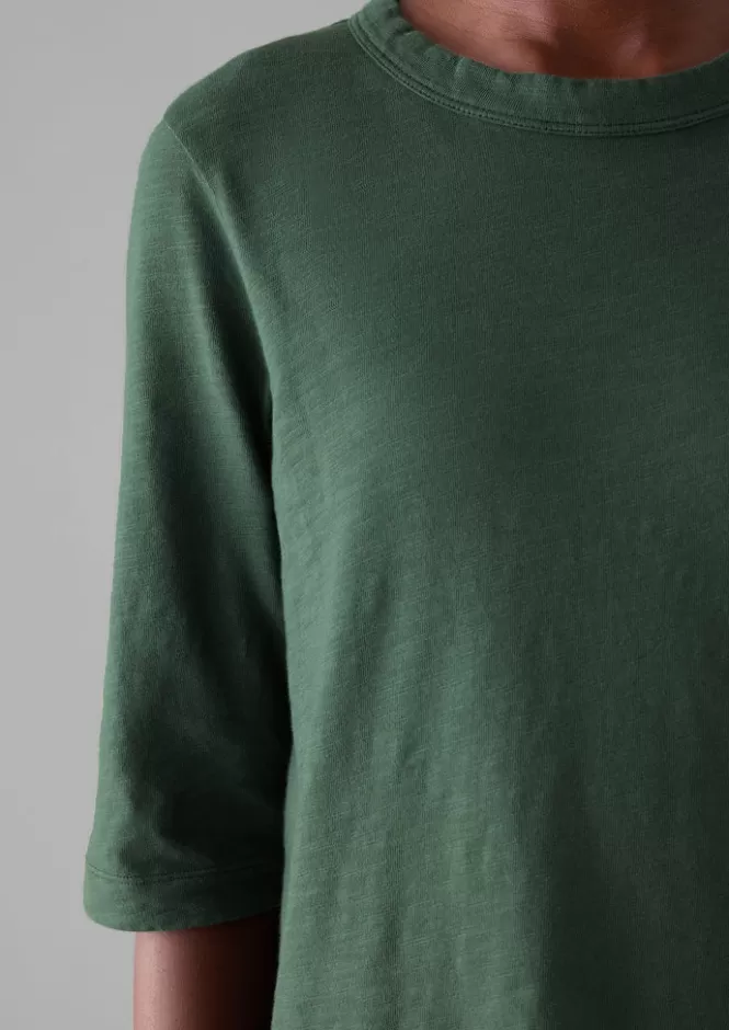 Maglietta Cleo Donna in Cotone Biologico Tinto a Indumento - Tops Casual e T-shirt Essentiali