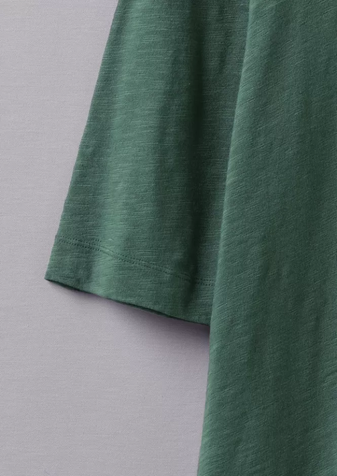 Maglietta Cleo Donna in Cotone Biologico Tinto a Indumento - Tops Casual e T-shirt Essentiali