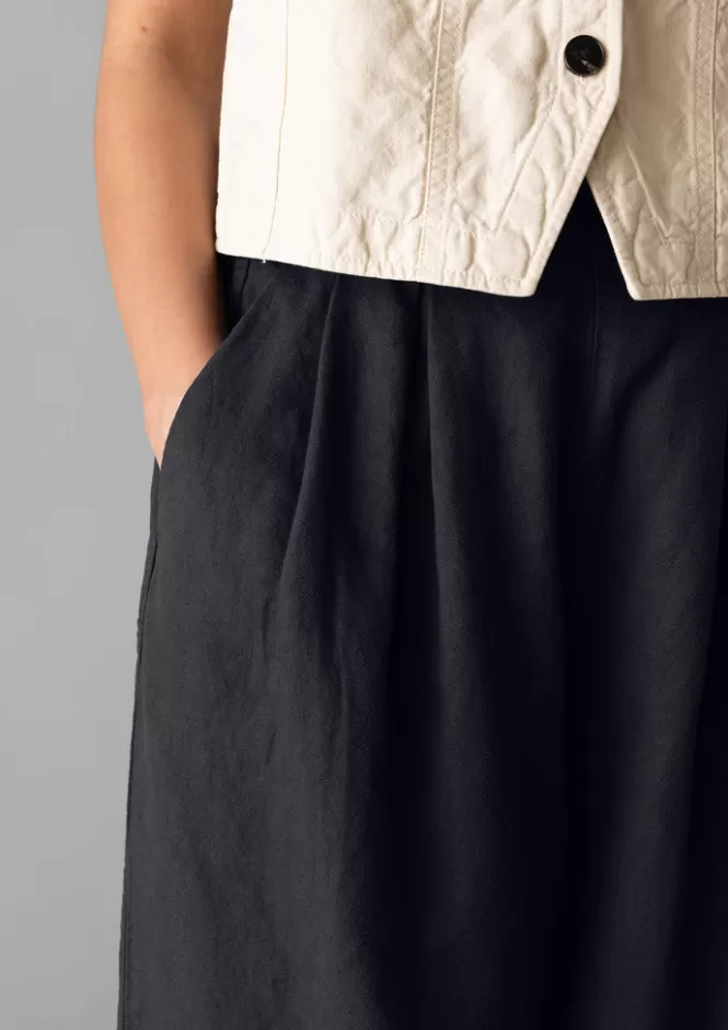 Pantaloni Donna Estate 2024 - Ampia Gamba in Tessuto Misto Lino Cotone | Abbigliamento Casual Chic con Vestibilità Morbida | Ideali per Look Estivi Comodi ed Eleganti