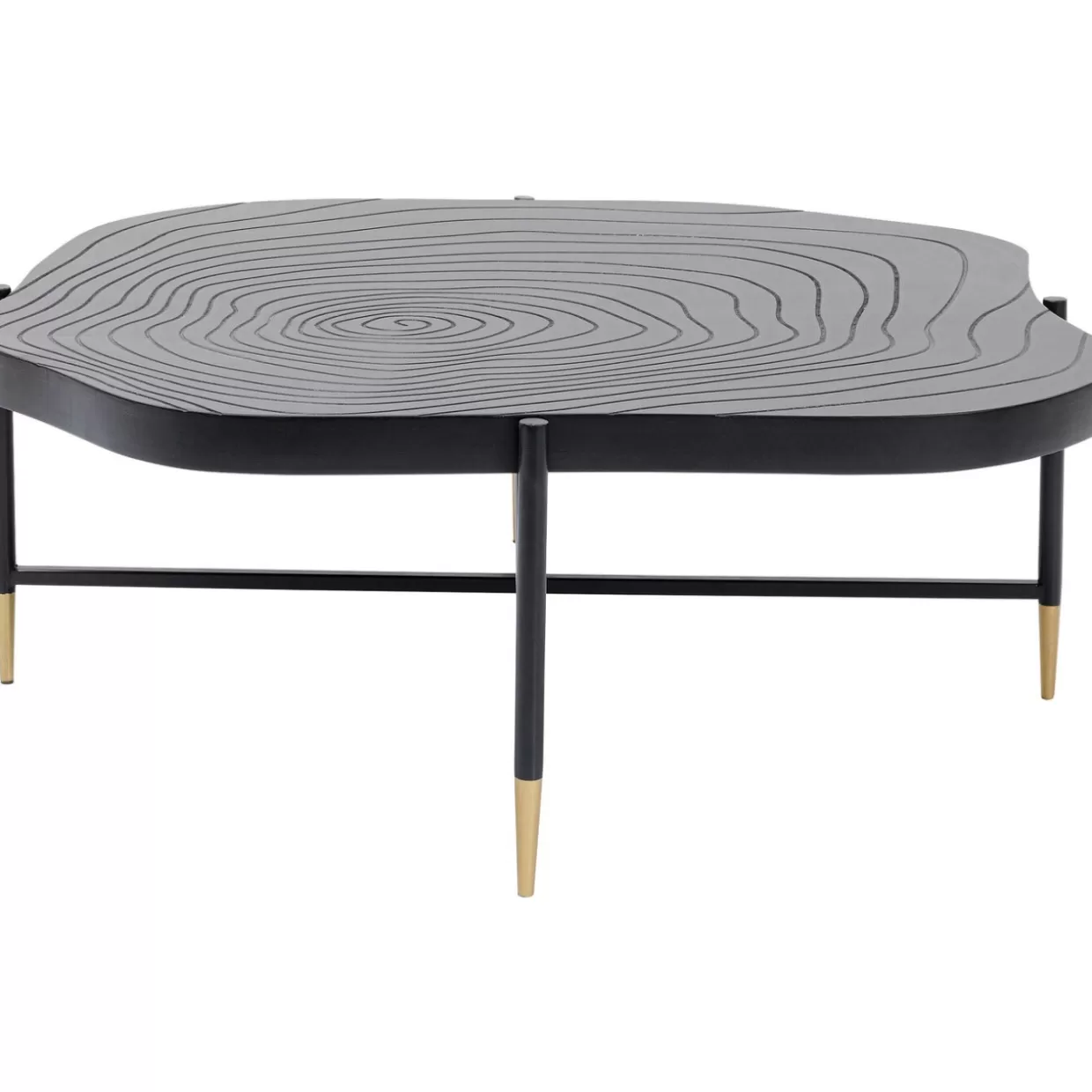 Tavolino da salotto vintage KARE Design - Struttura in legno pregiato 80x74 cm per ambienti raffinati