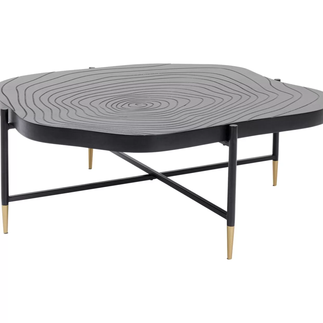 Tavolino da salotto vintage KARE Design - Struttura in legno pregiato 80x74 cm per ambienti raffinati