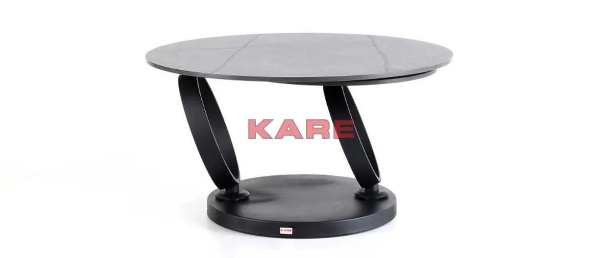 Tavolino Beverly Nero Design Moderno - KARE Collection 133 x 80 cm