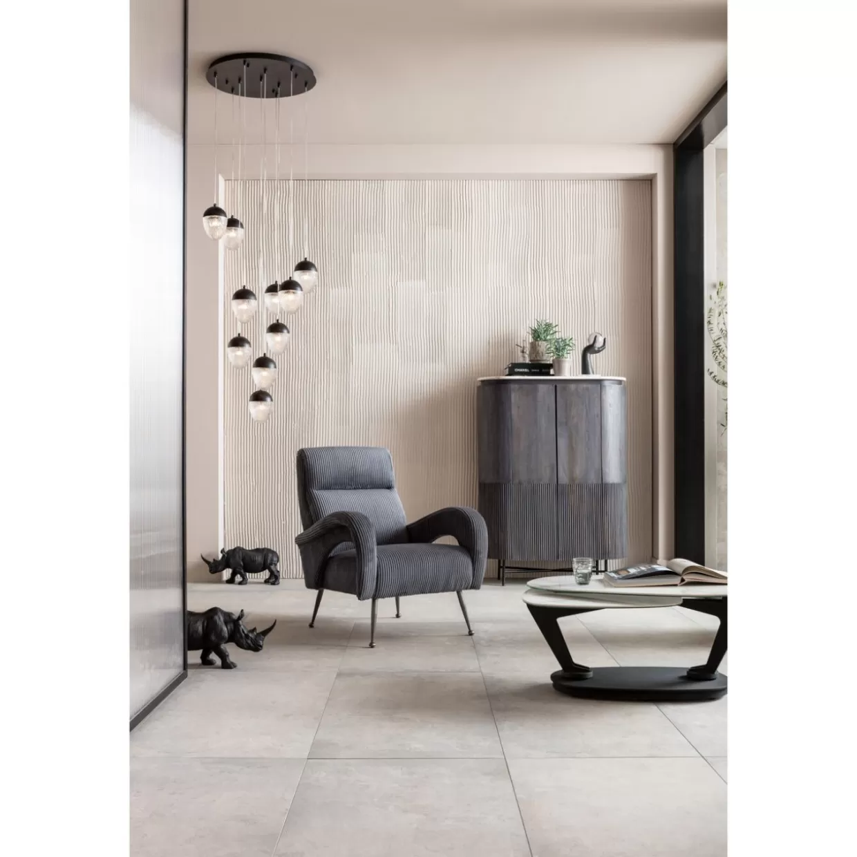 KARE DESIGN | Tavolino Salotto Franklin Weis in Stile Industriale - 150x58 cm