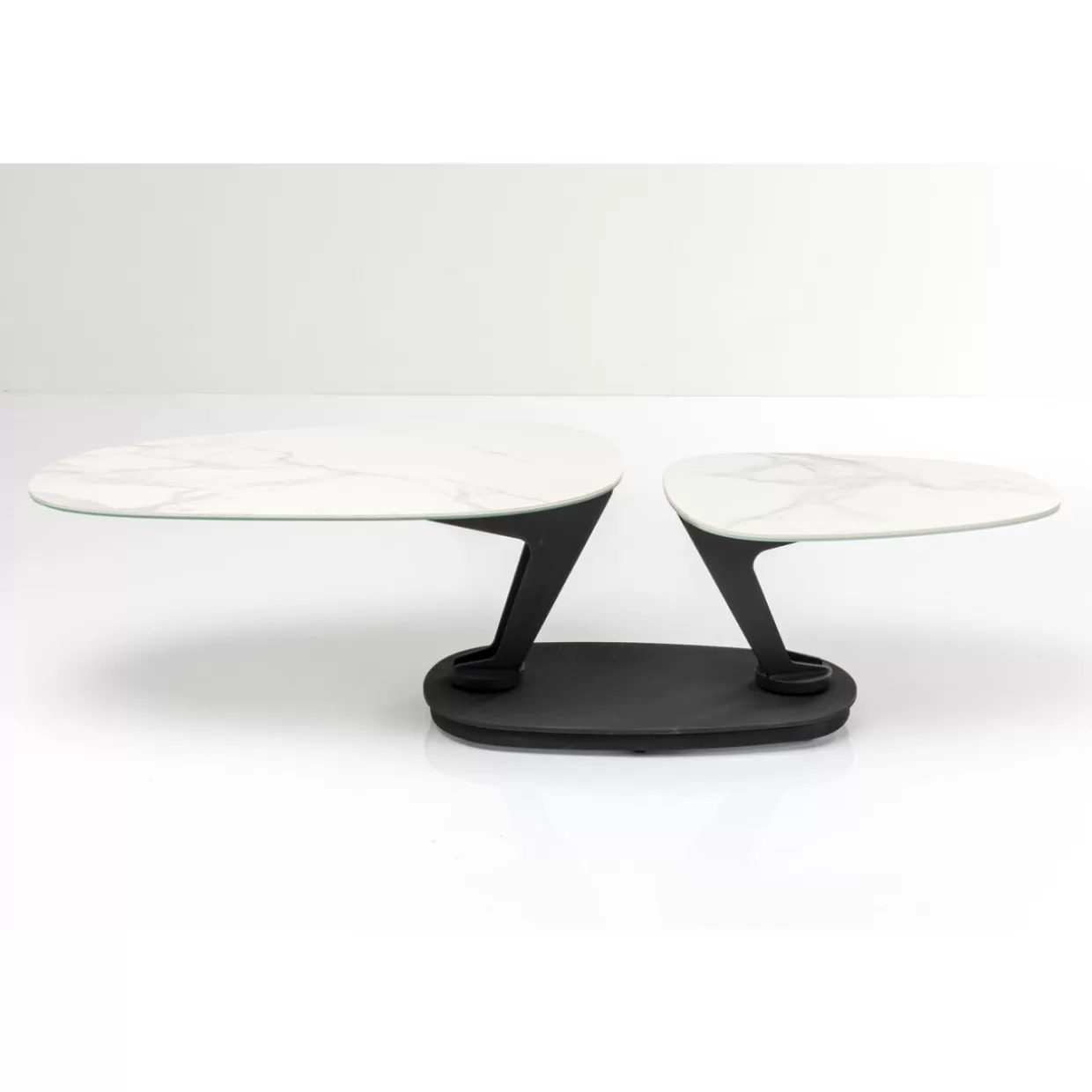 KARE DESIGN | Tavolino Salotto Franklin Weis in Stile Industriale - 150x58 cm