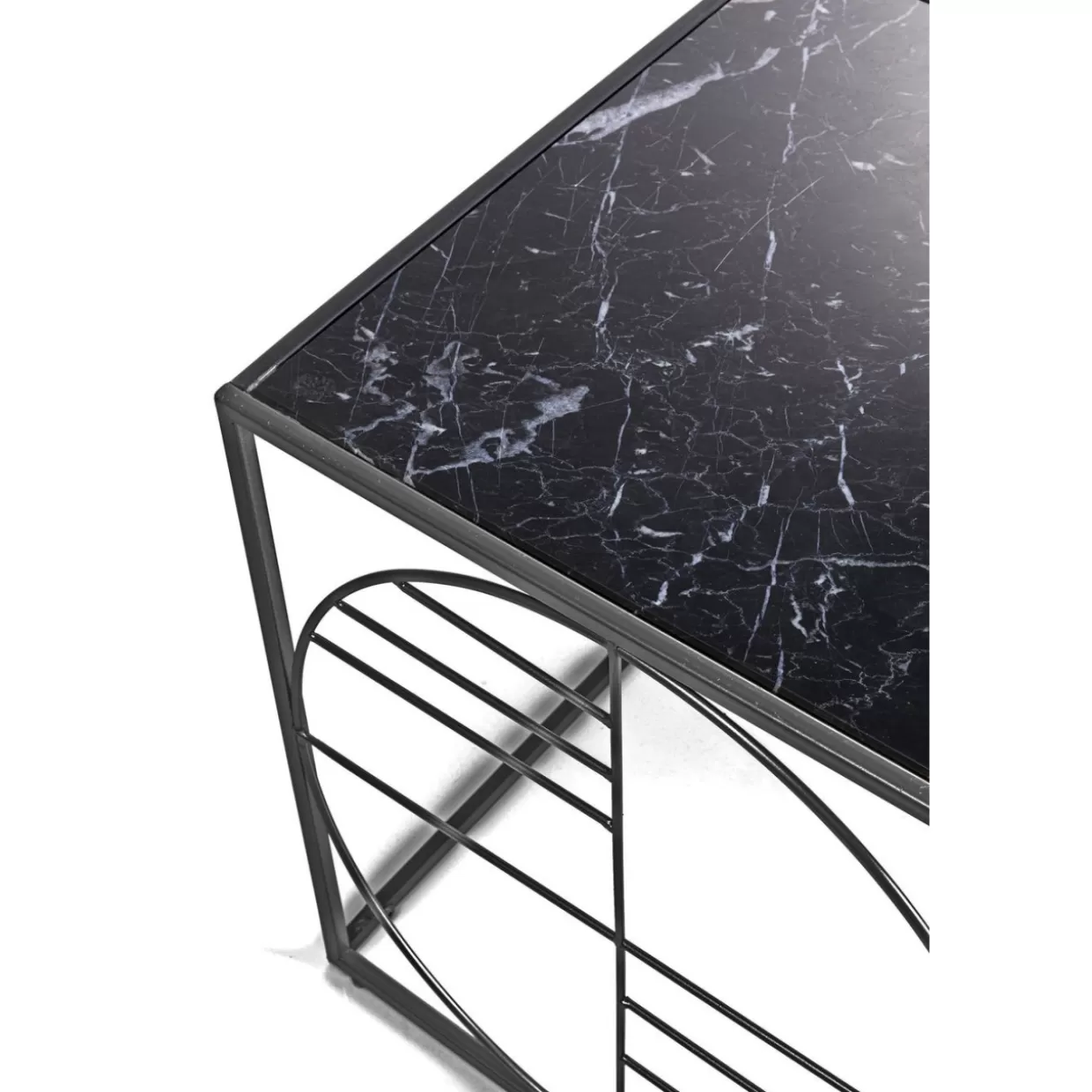 Tavoli da Salotto Moderni con Stile Futurista, Coppia di Tavolini Design Tecnologico - Collezione KARE
