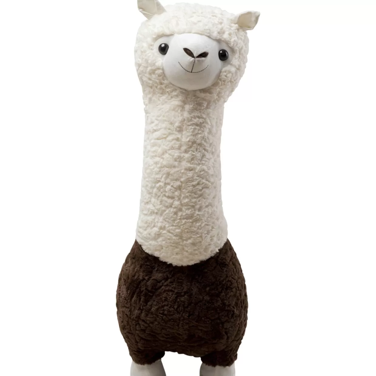 KARE Design Scultura Alpaca Artigianale - Decorazione da Interno 110 cm in Tessuto Naturale per Regali Esclusivi e Arredamento Moderno