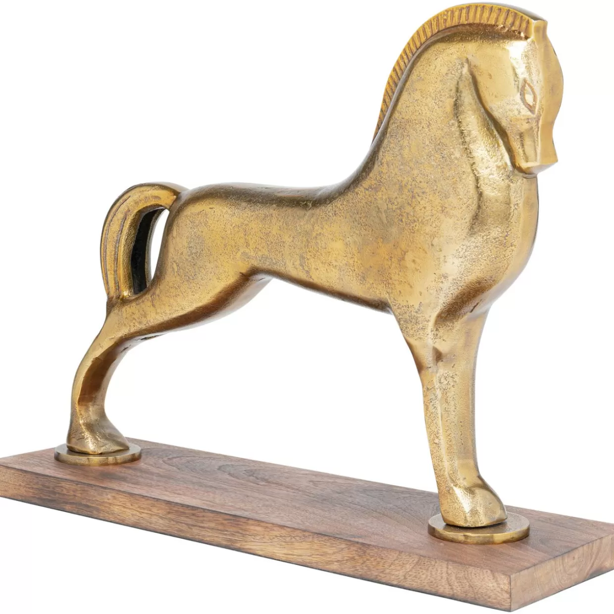 Cavallo Altero in Ottone - Scultura Decorativa da 31 cm per Interni Moderni, Idee Regalo Esclusive di KARE Design