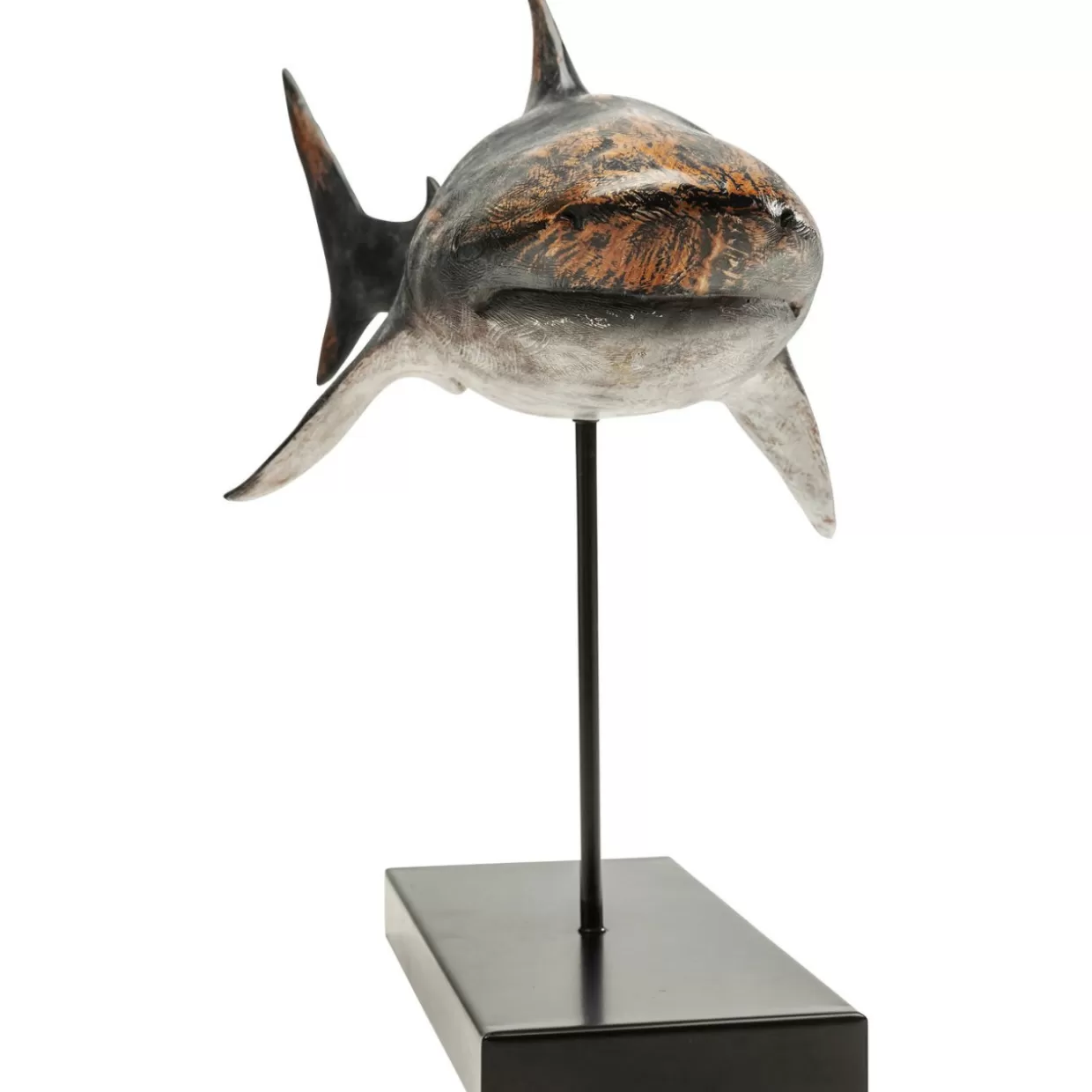 KARE Design - Decorazioni per la Casa e Articoli Regalo | Scultura Moderna Squalo con Base Elegante