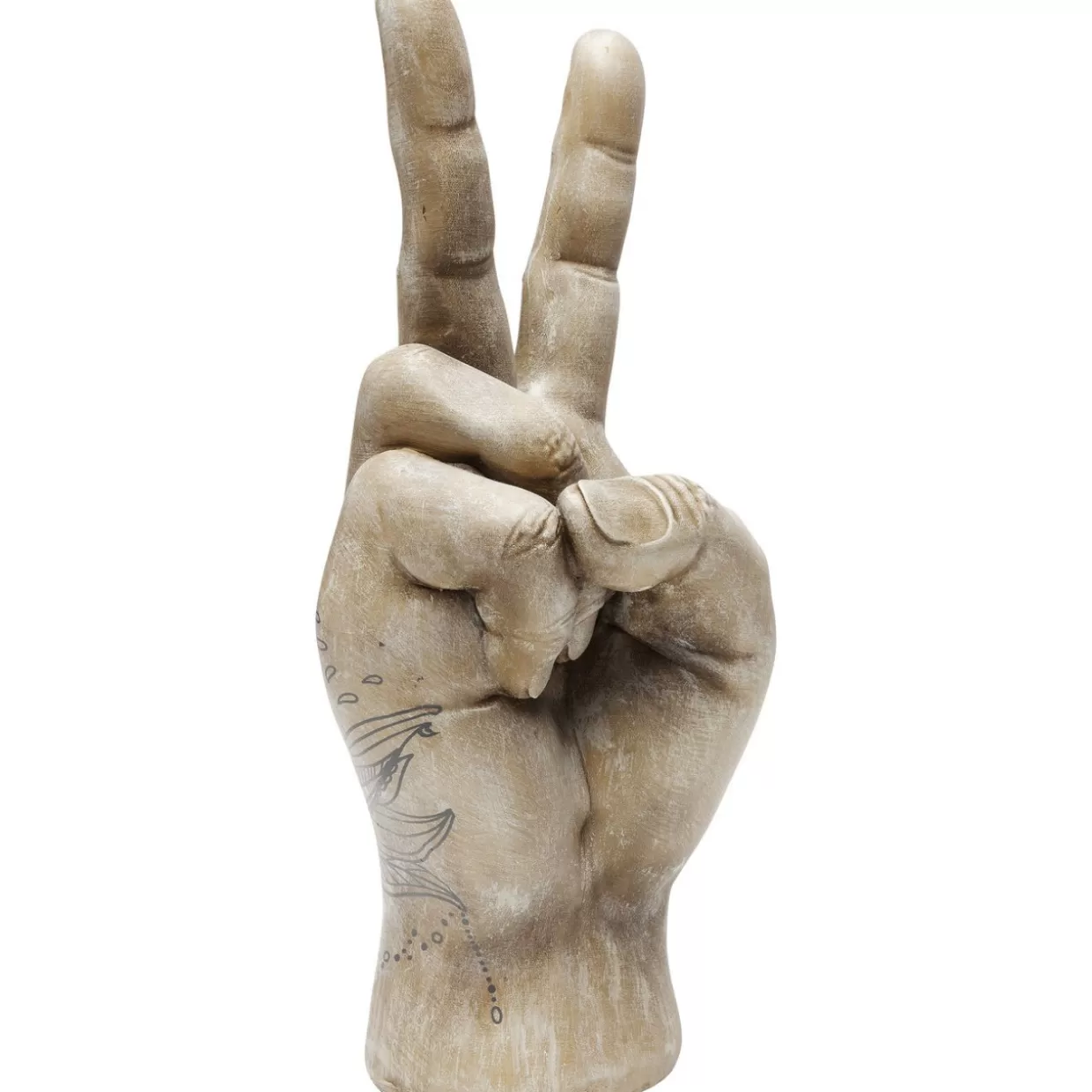 KARE Design - Mano Decorativa Vittoria con Occhio Tatuato, 36 cm per Arredamento Creativo e Idee Regalo Originali