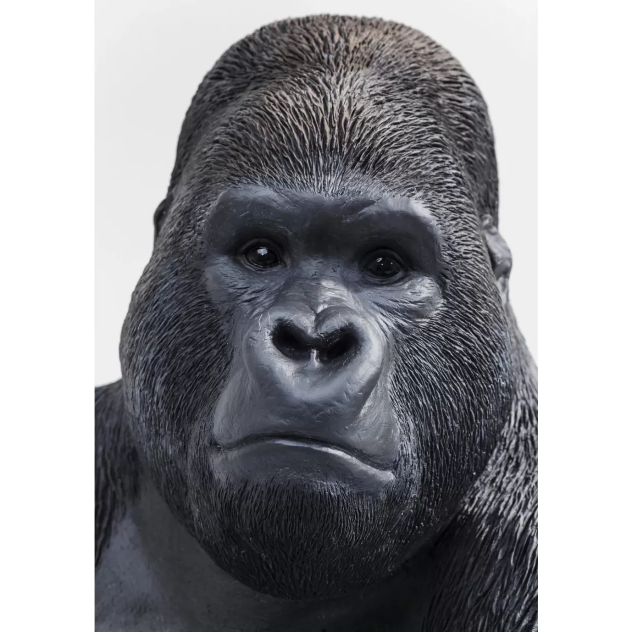 KARE Design - Scultura Moderna Gorilla XL in Nero, Decorazione d'Interni e Idea Regalo Unica