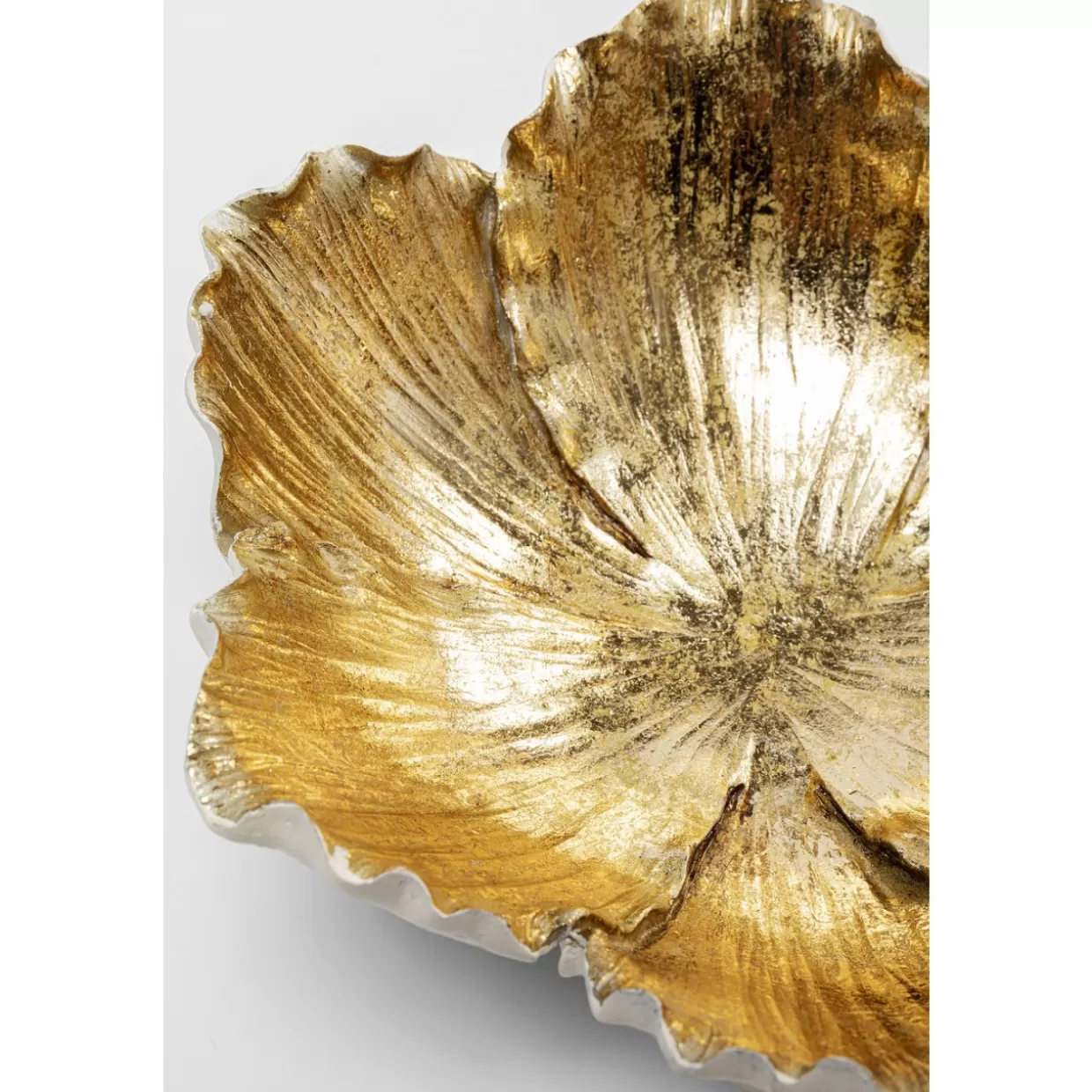 KARE Design Deko & Geschenkartikel | Deko Schale Flower Bloom Creme Gold O25Cm