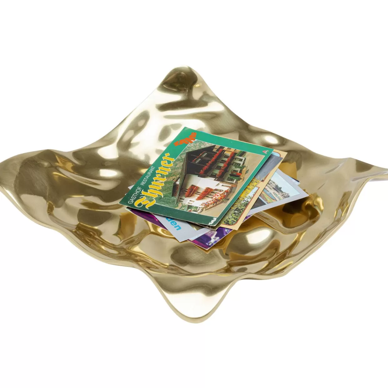 Ciotola Decorativa Jade e Oro Design KARE - Diametro 31x29 cm, Articolo Elegante per Regali e Arredamento